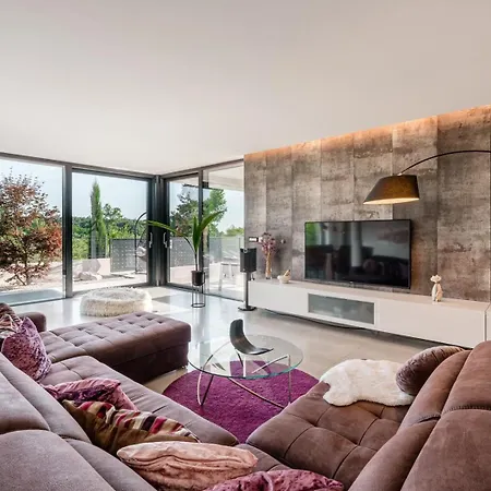 Aria In Istria For 12 People - Pet Friendly With Wellness & Sea View Villa *