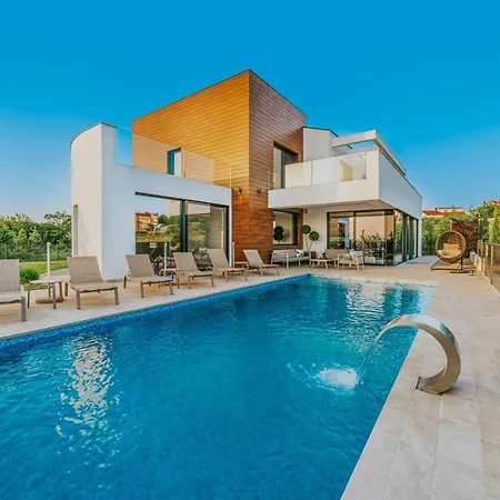 Aria In Istria For 12 People - Pet Friendly With Wellness & Sea View Villa Višnjan