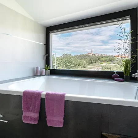 Aria Near Porec For 12 People - Pet Friendly With Wellness & Sea View Βίλα